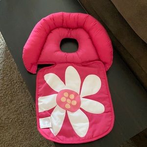 Infant car seat head support